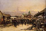 Chorus Of The Fourth Infantry Battalion At Tsarskoe Selo by Jean Baptiste Edouard Detaille